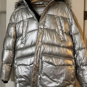 Calvin Klein Metallic Silver Jacket